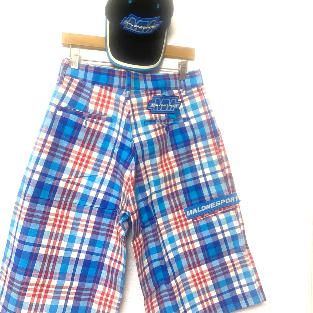 Maurice Malone Sports Vintage Shorts and Cap Combo (2 piece) Sz 36